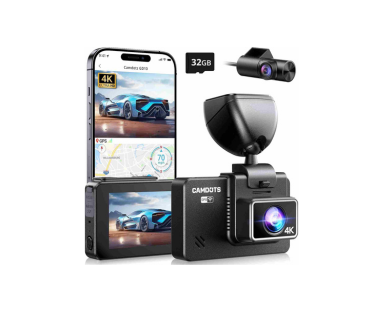 Camdots 4K Dashcam Front & Rear img