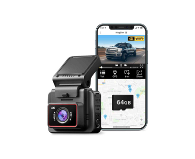 KINGSLIM DashCam Front 4K With 64GB SD Card img