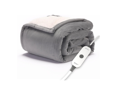 Sunbeam Electric Throw Flannel Electric Blanket img