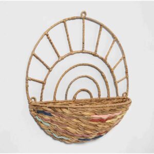 Hanging woven kids’ basket