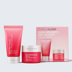  Estee Lauder, skincare set, skin rumpy get glowy